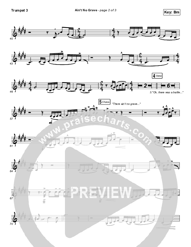 Ain't No Grave Trumpet 3 (Bethel Music / Molly Skaggs)