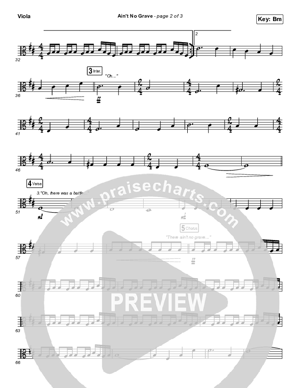 Ain't No Grave Viola (Bethel Music / Molly Skaggs)