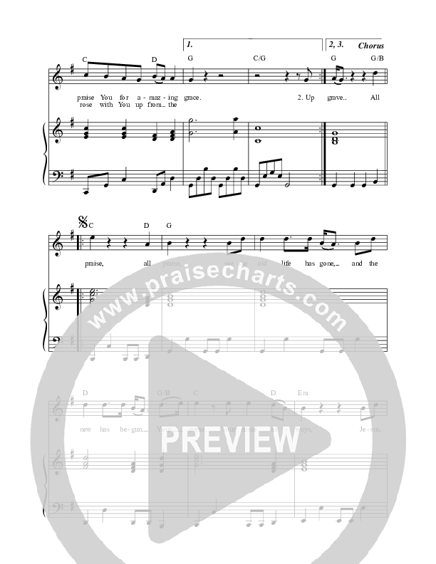 All Praise (Sing Praise) (Live) Lead & Piano (Matt Redman)