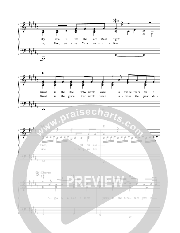 King Jesus (Live) Lead Sheet (Matt Redman)