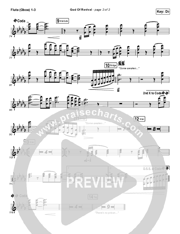 God Of Revival (Live) Wind Pack (Bethel Music)