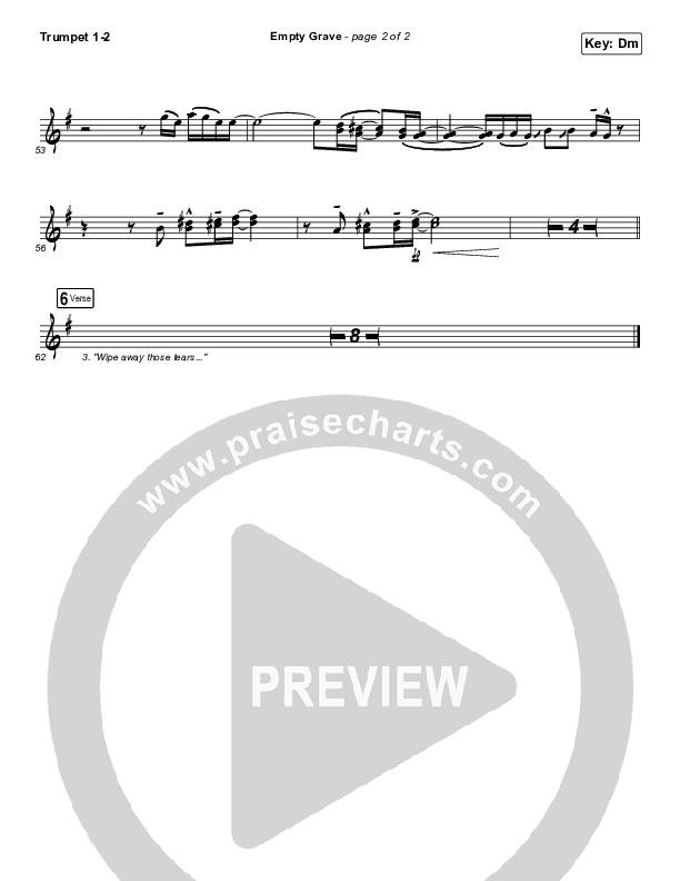 Empty Grave Trumpet 1,2 (Zach Williams)