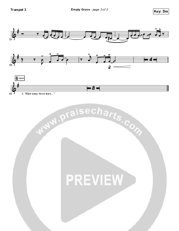 Empty Grave Trumpet 3 (Zach Williams)