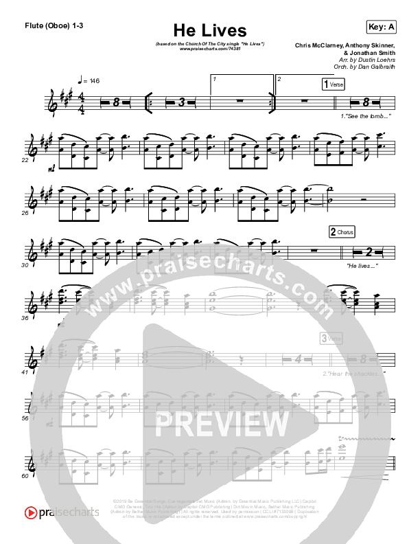 He Lives (Live) Wind Pack (Church Of The City)