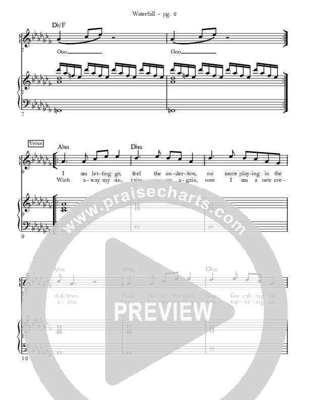 Waterfall Lead & Piano (David & Nicole Binion / Maranda Curtis)