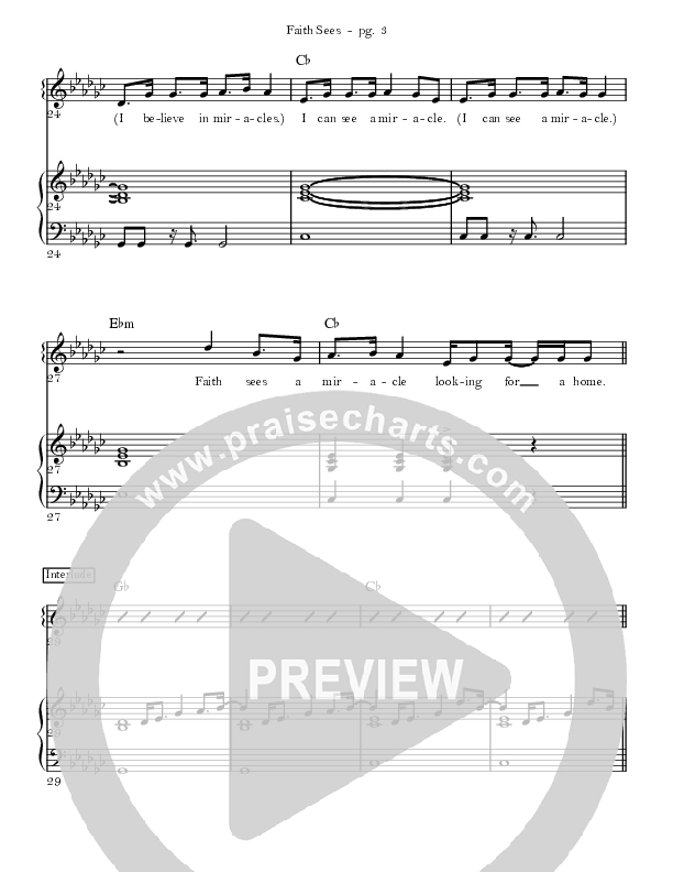 Faith Sees Lead & Piano (David & Nicole Binion / Todd Dulaney)