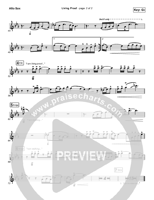 Living Proof Alto Sax (David & Nicole Binion / Steffany Gretzinger)