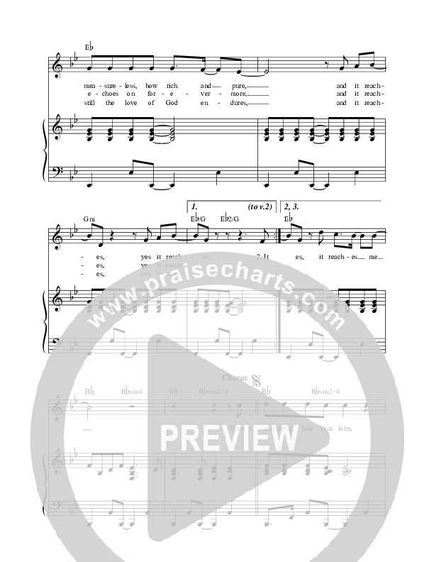 Nothing Like Your Love Lead & Piano (Paul Baloche)