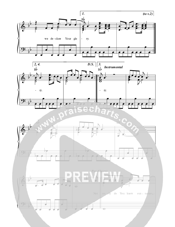 For The King Lead Sheet (Paul Baloche)