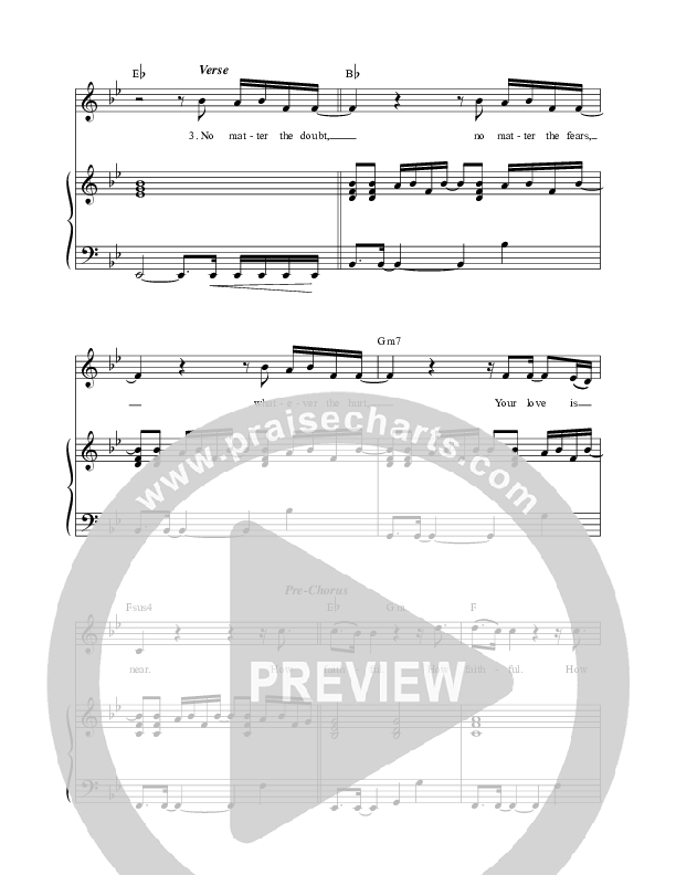 How Faithful Lead & Piano (Paul Baloche)