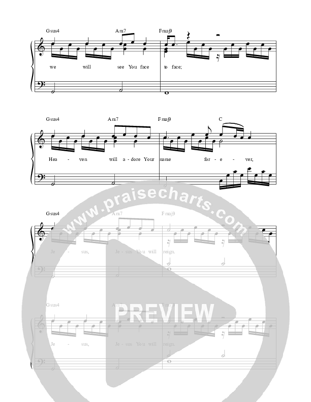 A Million Years Lead Sheet (Paul Baloche)