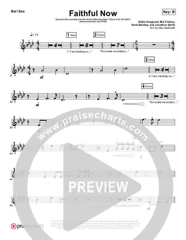 Faithful Now Bari Sax (Vertical Worship)
