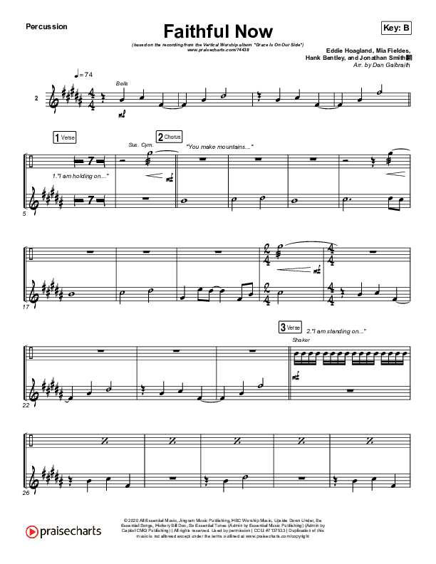 Faithful Now Percussion (Vertical Worship)