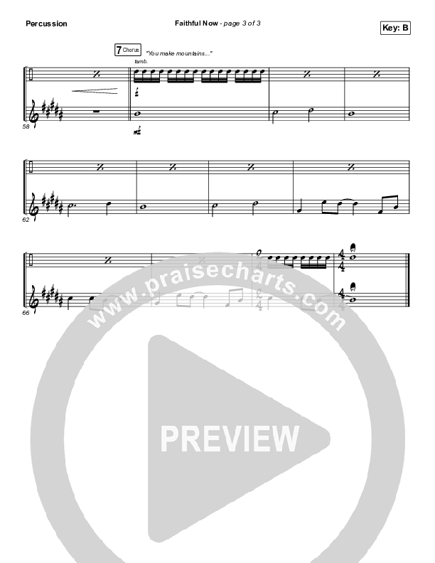 Faithful Now Percussion (Vertical Worship)