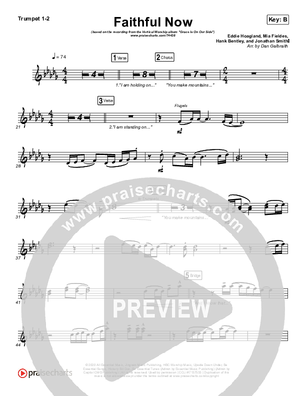 Faithful Now Brass Pack (Vertical Worship)