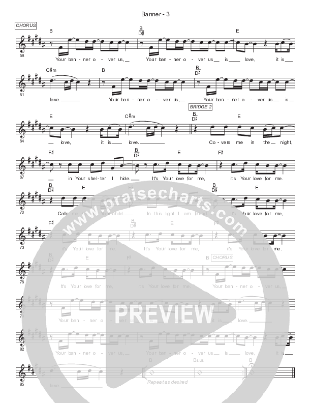 Banner Lead Sheet (Phil King)