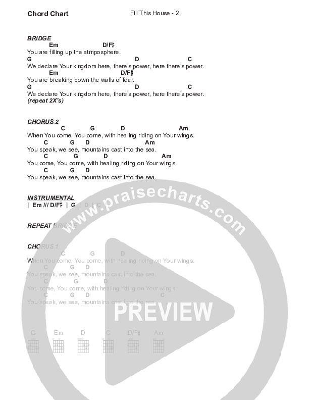 Fill This House Chord Chart (Phil King)