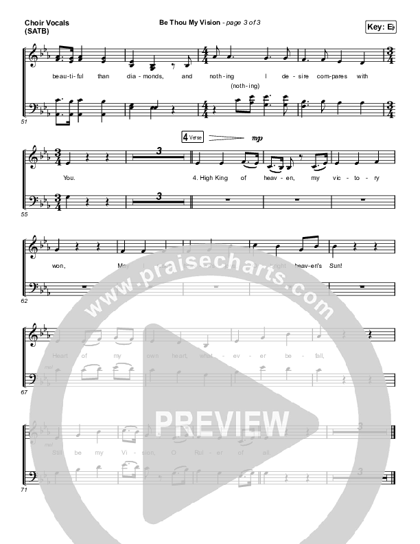 Be Thou My Vision (Lord You Are) Choir Vocals (Anthem SATB) (Shane & Shane/The Worship Initiative)