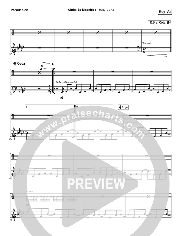 Christ Be Magnified (Live) Percussion (Bethel Music / Cory Asbury)