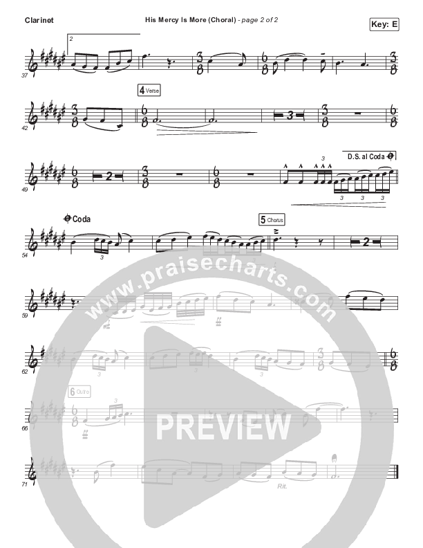 His Mercy Is More (Choral Anthem SATB) Wind Pack (Matt Papa / Matt Boswell / Arr. Luke Gambill)