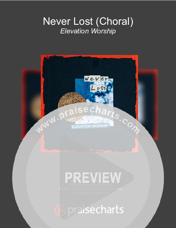 Never Lost (Choral Anthem SATB) Orchestration (Elevation Worship / Arr. Luke Gambill)