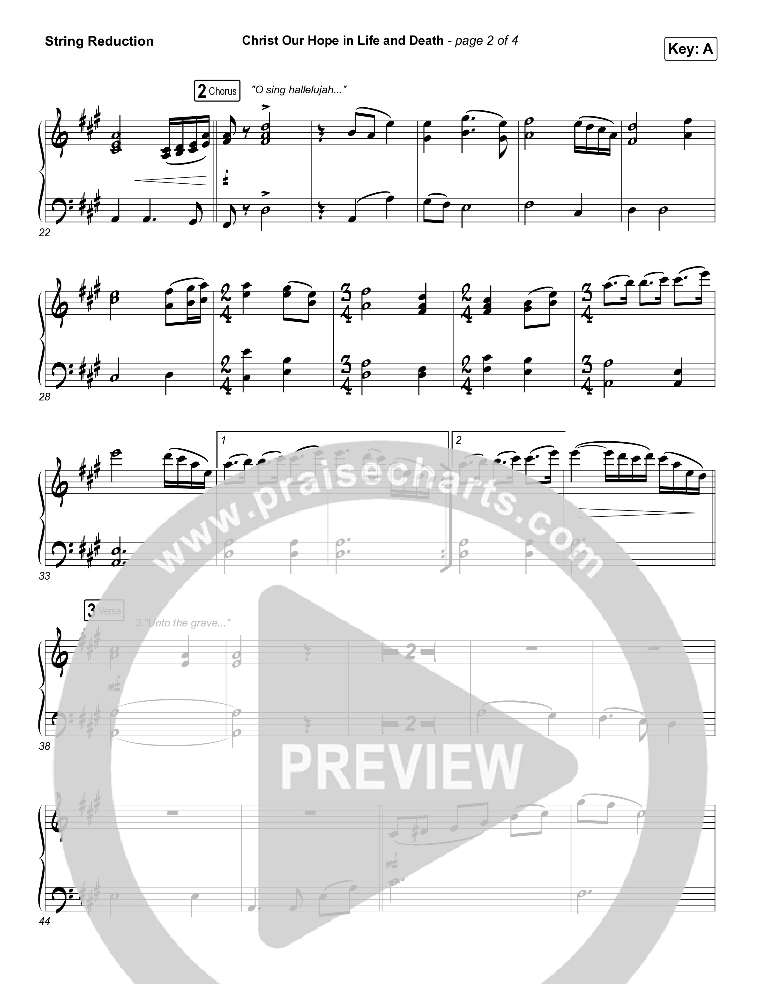 Christ Our Hope In Life And Death String Reduction (Matt Papa / Keith & Kristyn Getty)