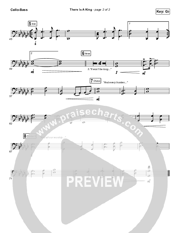 There Is A King Cello/Bass (Elevation Worship)