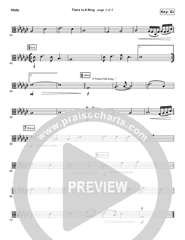 There Is A King Viola (Elevation Worship)