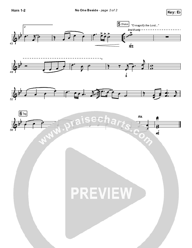 No One Beside Brass Pack (Elevation Worship)