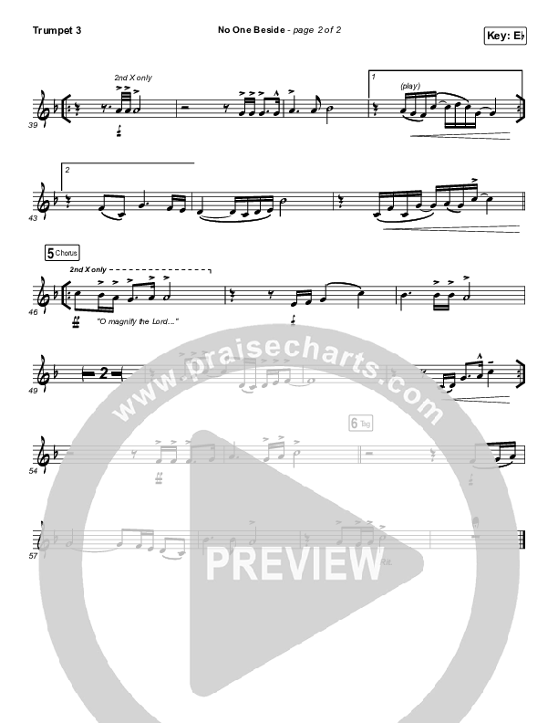 No One Beside Trumpet 3 (Elevation Worship)