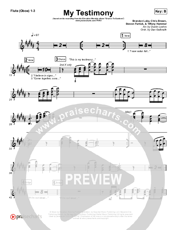 My Testimony Wind Pack (Elevation Worship)