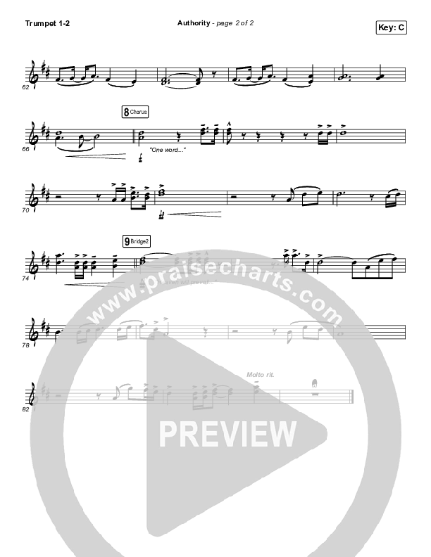 Authority Trumpet 1,2 (Elevation Worship)