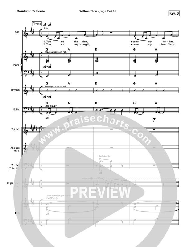 Without You Praise Band (Evangeline Inman)