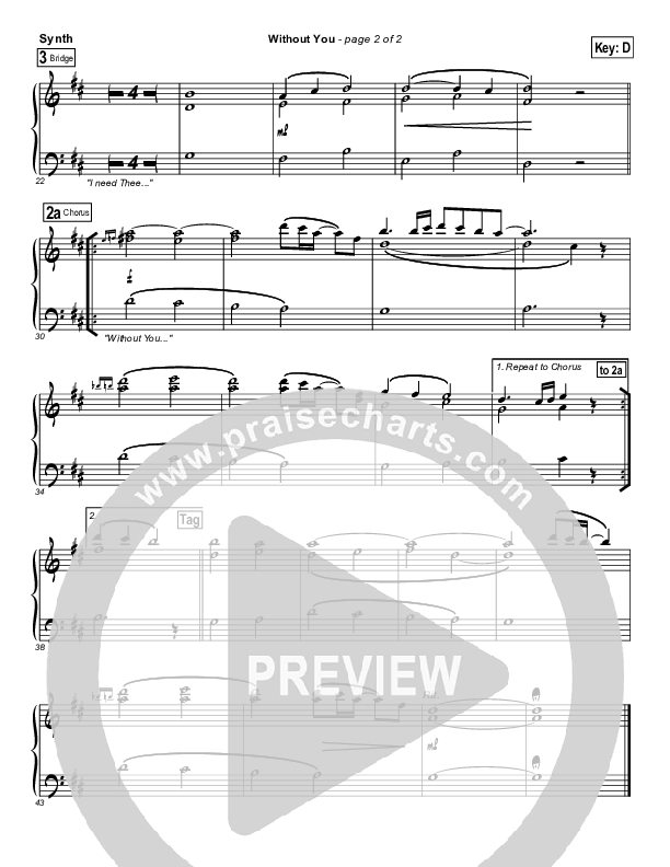 Without You Synth Strings (Evangeline Inman)