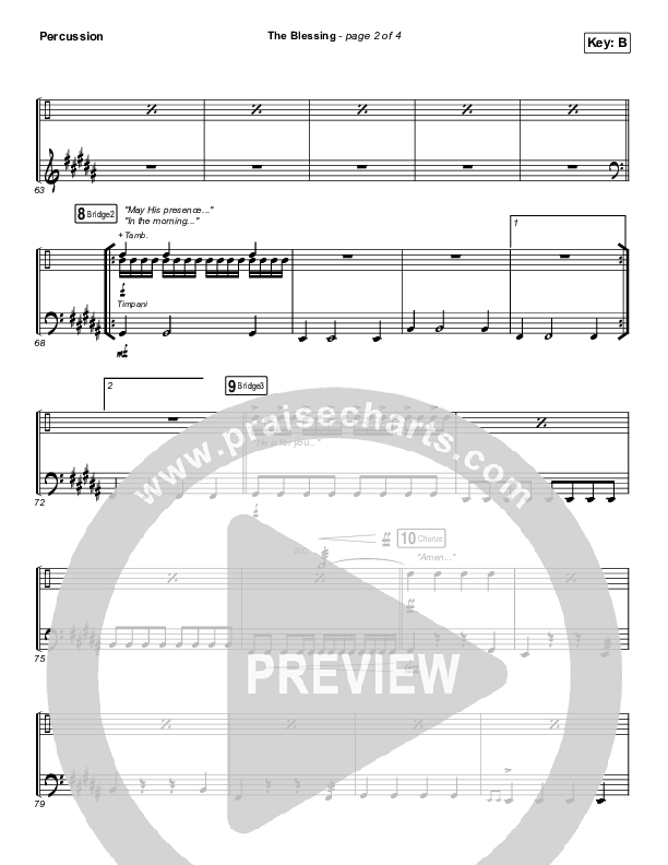 The Blessing (Live) Percussion (Elevation Worship / Kari Jobe / Cody Carnes)