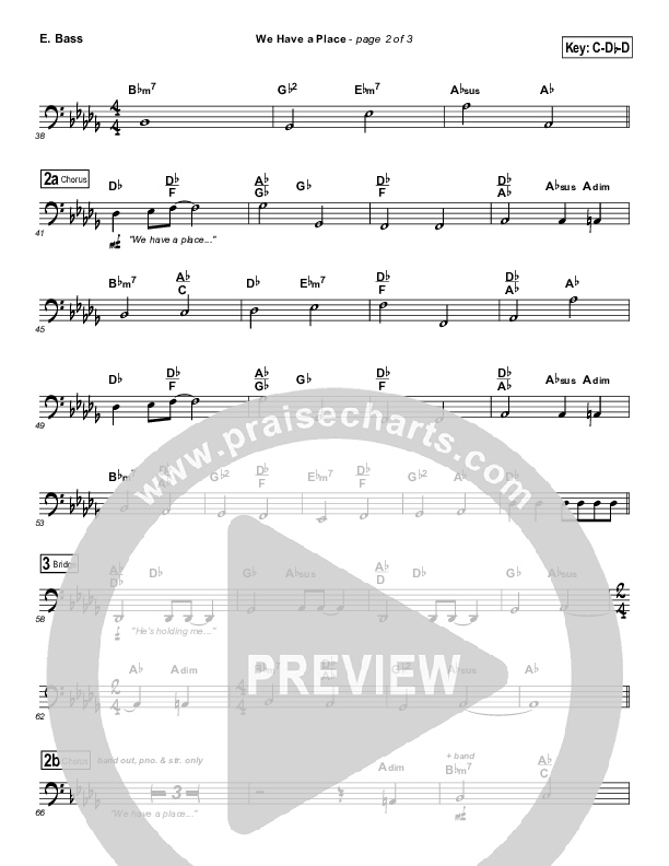 We Have A Place Bass Guitar (Evangeline Inman)