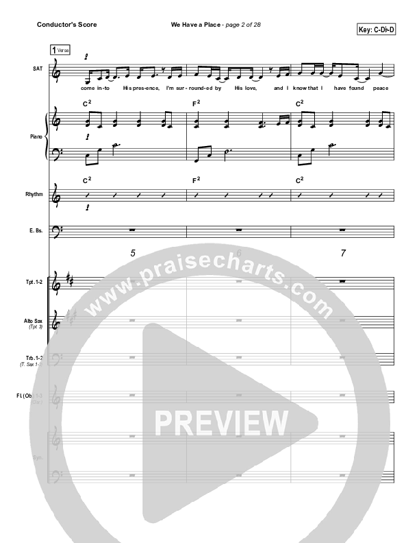 We Have A Place Praise Band (Evangeline Inman)