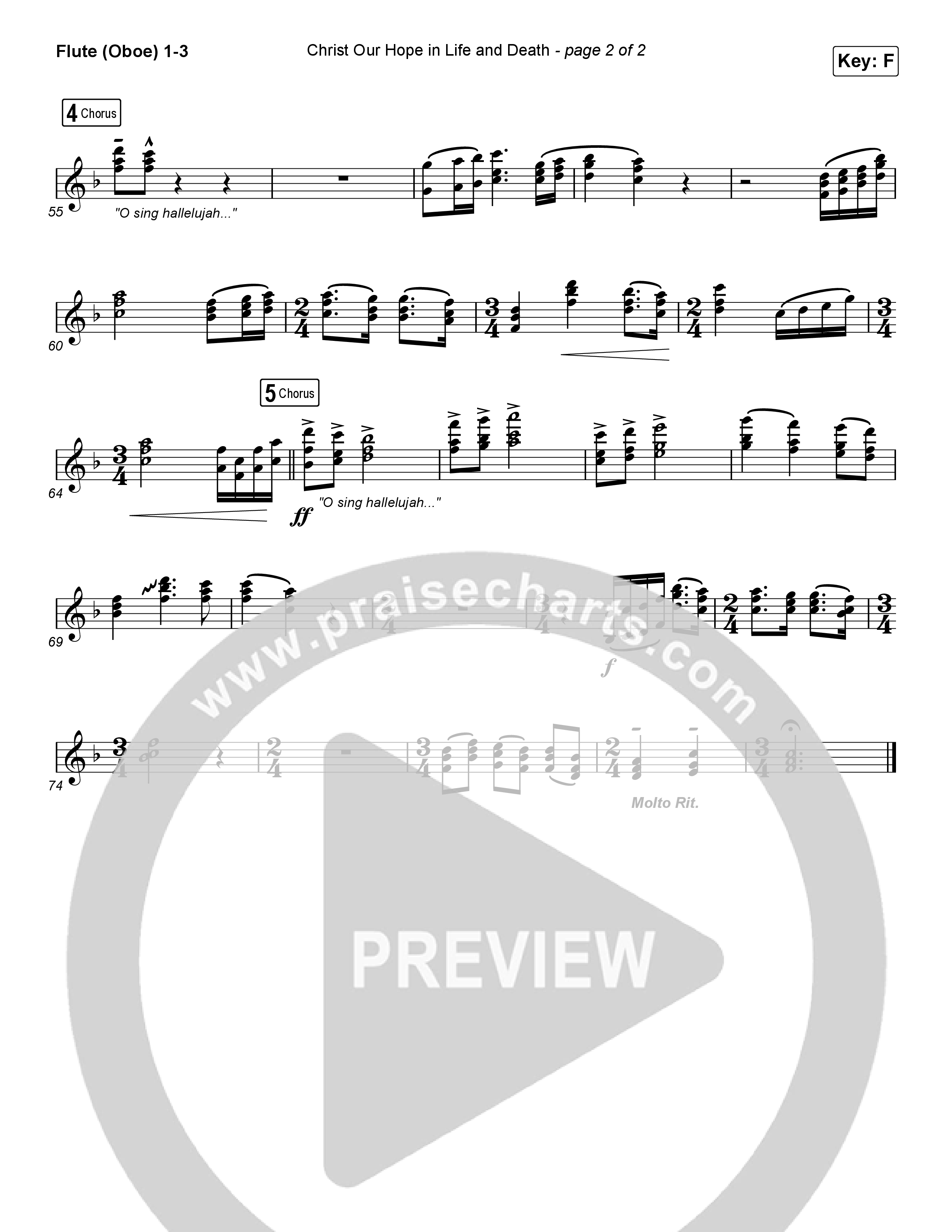 Christ Our Hope In Life And Death (Choral Anthem SATB) Wind Pack (Matt Papa / Keith & Kristyn Getty / Arr. Luke Gambill)