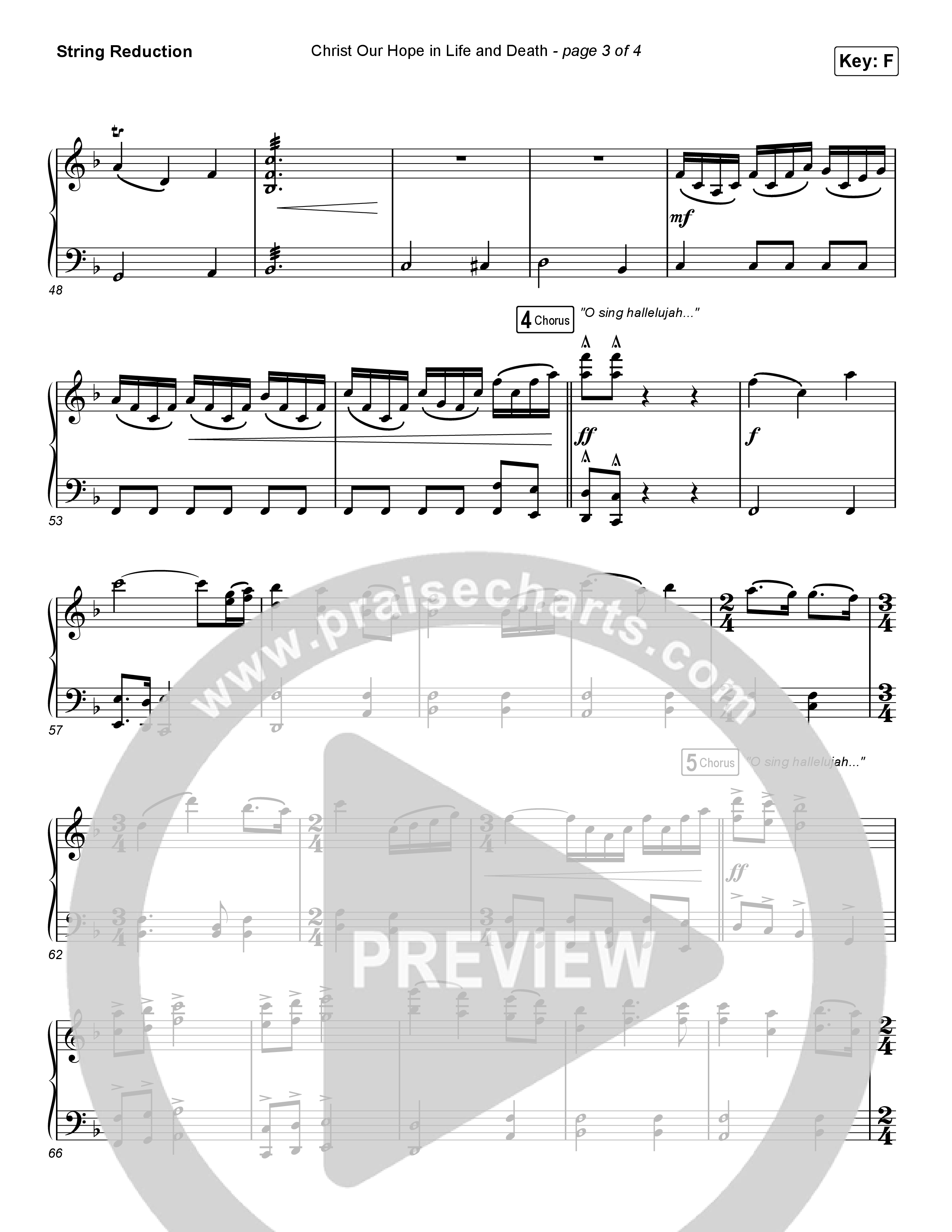 Christ Our Hope In Life And Death (Choral Anthem SATB) Synth Strings (Matt Papa / Keith & Kristyn Getty / Arr. Luke Gambill)