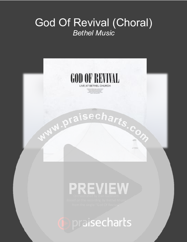 God Of Revival (Choral Anthem SATB) Orchestration (Bethel Music / Arr. Luke Gambill)