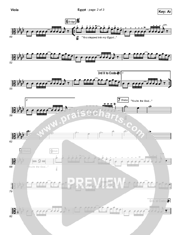 Egypt Viola (Bethel Music / Cory Asbury)