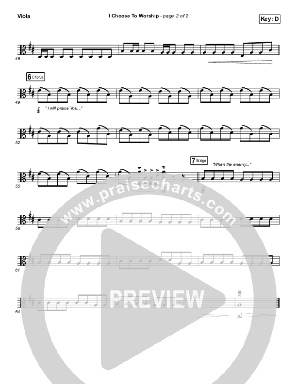 I Choose To Worship Viola (Rend Collective)