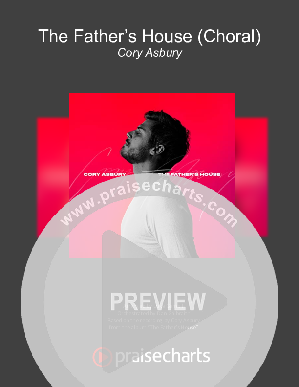 The Father's House (Choral Anthem SATB) Cover Sheet (Cory Asbury / Arr. Luke Gambill)