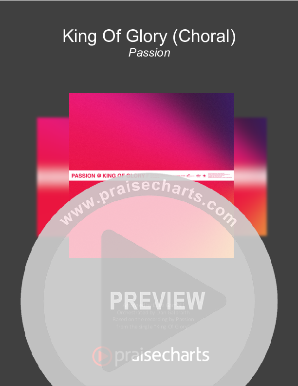 King Of Glory (Choral Anthem SATB) Orchestration (Passion / Arr. Luke Gambill)