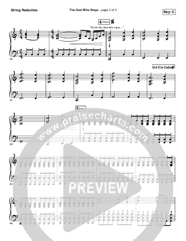 The God Who Stays Synth Strings (Matthew West)