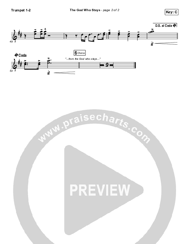 The God Who Stays Brass Pack (Matthew West)