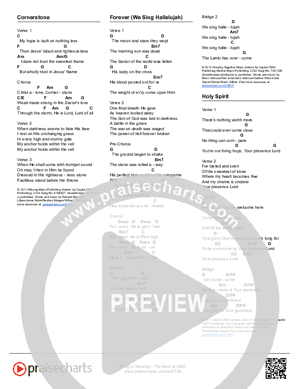 The Best Of 2020 (24 Songs) Song Sheet (Song Sheets)