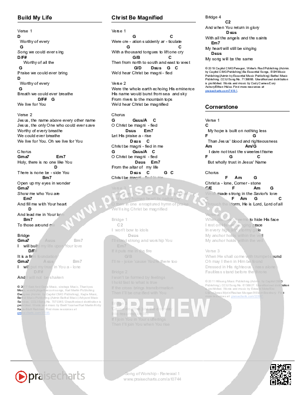 Renewal 1 (24 Songs) Song Sheet (Song Sheets)