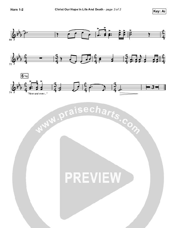 Christ Our Hope In Life And Death Brass Pack (Shane & Shane/The Worship Initiative)