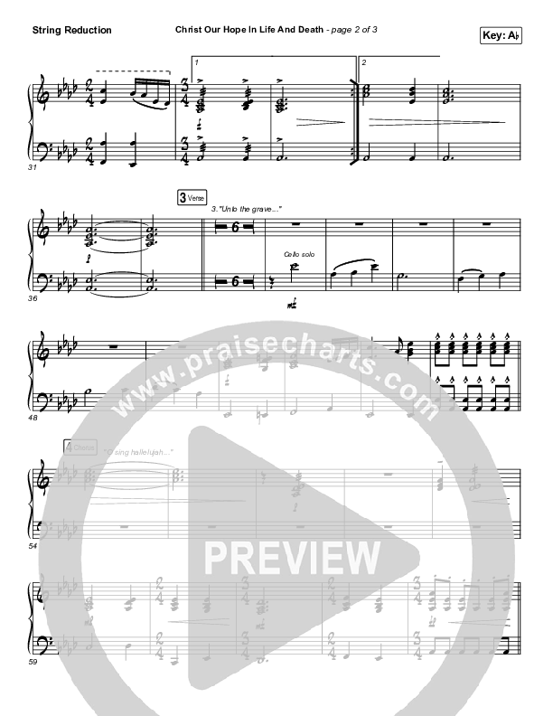 Christ Our Hope In Life And Death String Pack (Shane & Shane/The Worship Initiative)